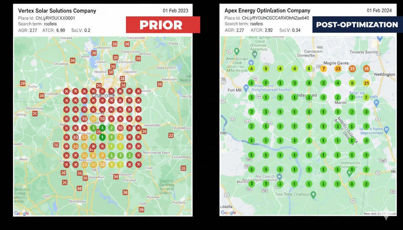 Local market domination strategy showing Facebook ads converting to inspection appointments